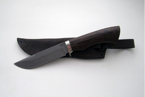Нож "Охотник" (малый) из стали Р6М5К5 (быстрорез) - работа мастерской кузнеца Марушина А.И.
